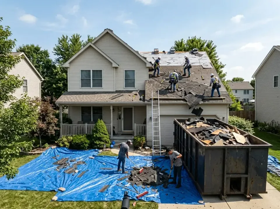 roof-replacement-debris-remova-004 — frequently asked questions, Cheapest Dumpster Rentals in New Boston, TX